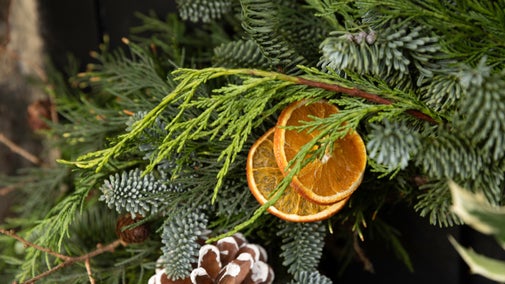 Christmas Wreath making at Berrington Hall